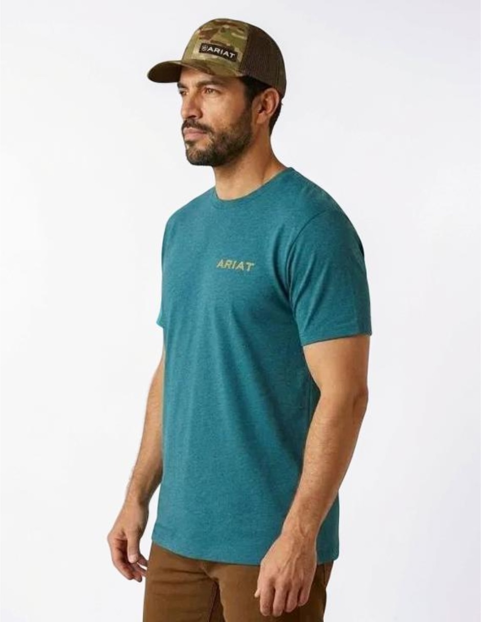 Playera Ariat Played Out cuello redondo para hombre