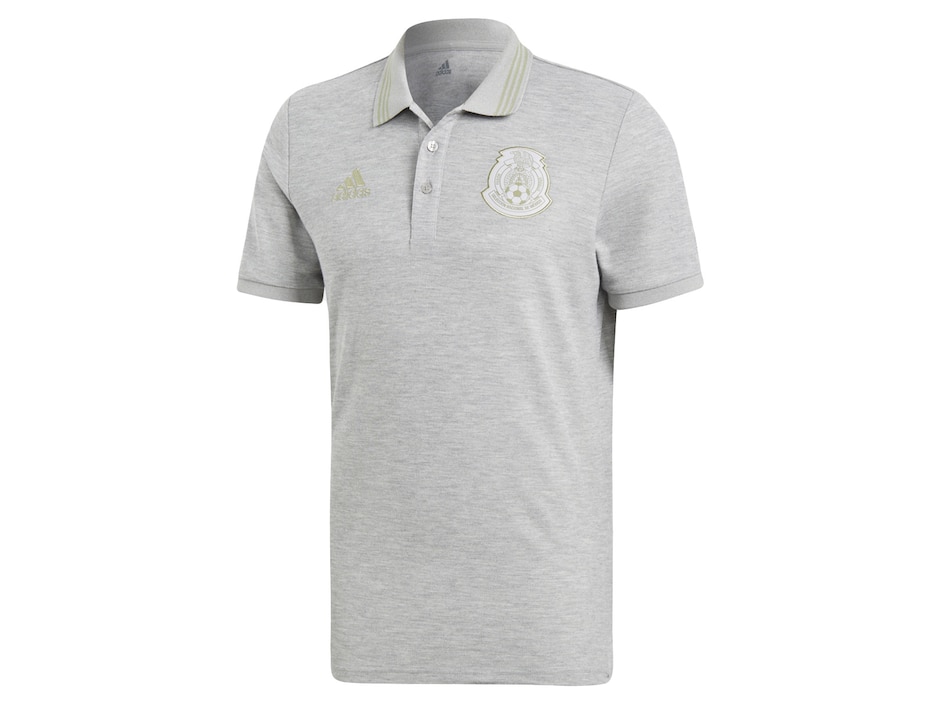 Playera tipo polo fútbol Adidas para hombre