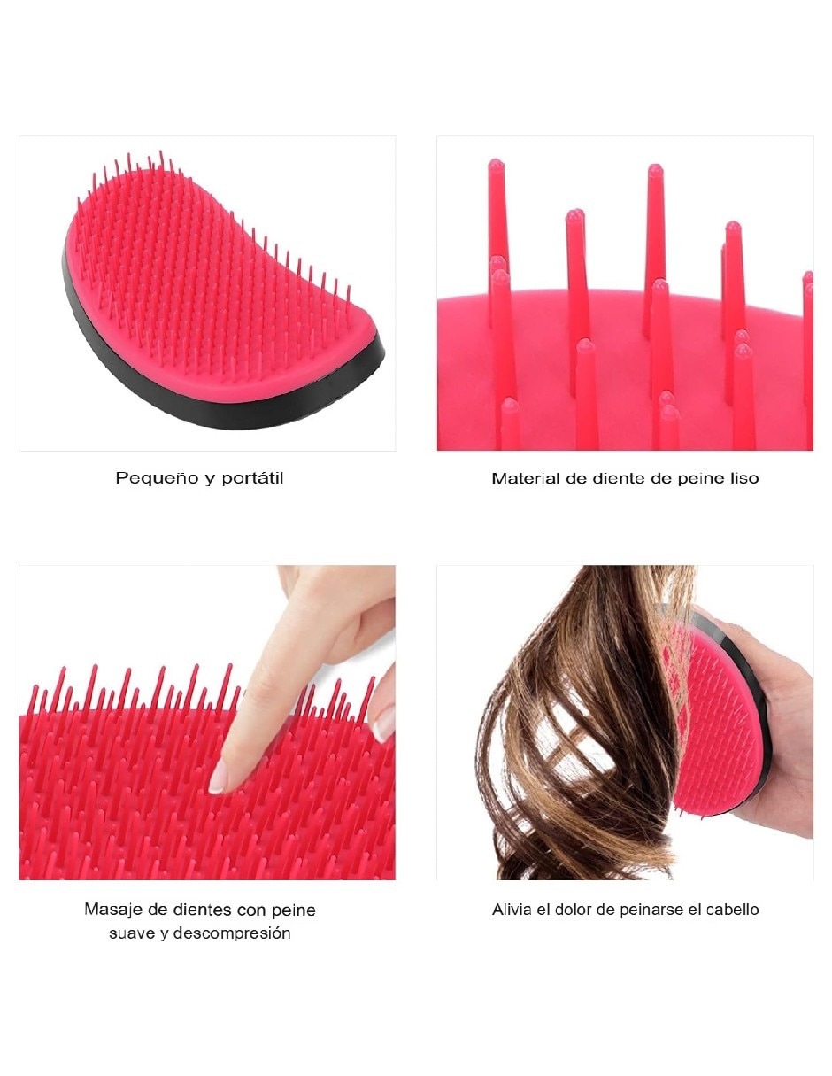 Cepillo para Cabello de Plástico
