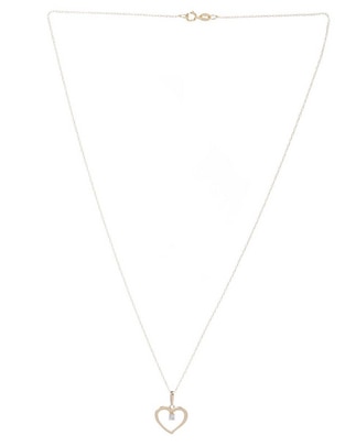 Dije de corazón Jayda de oro 14 K diamante