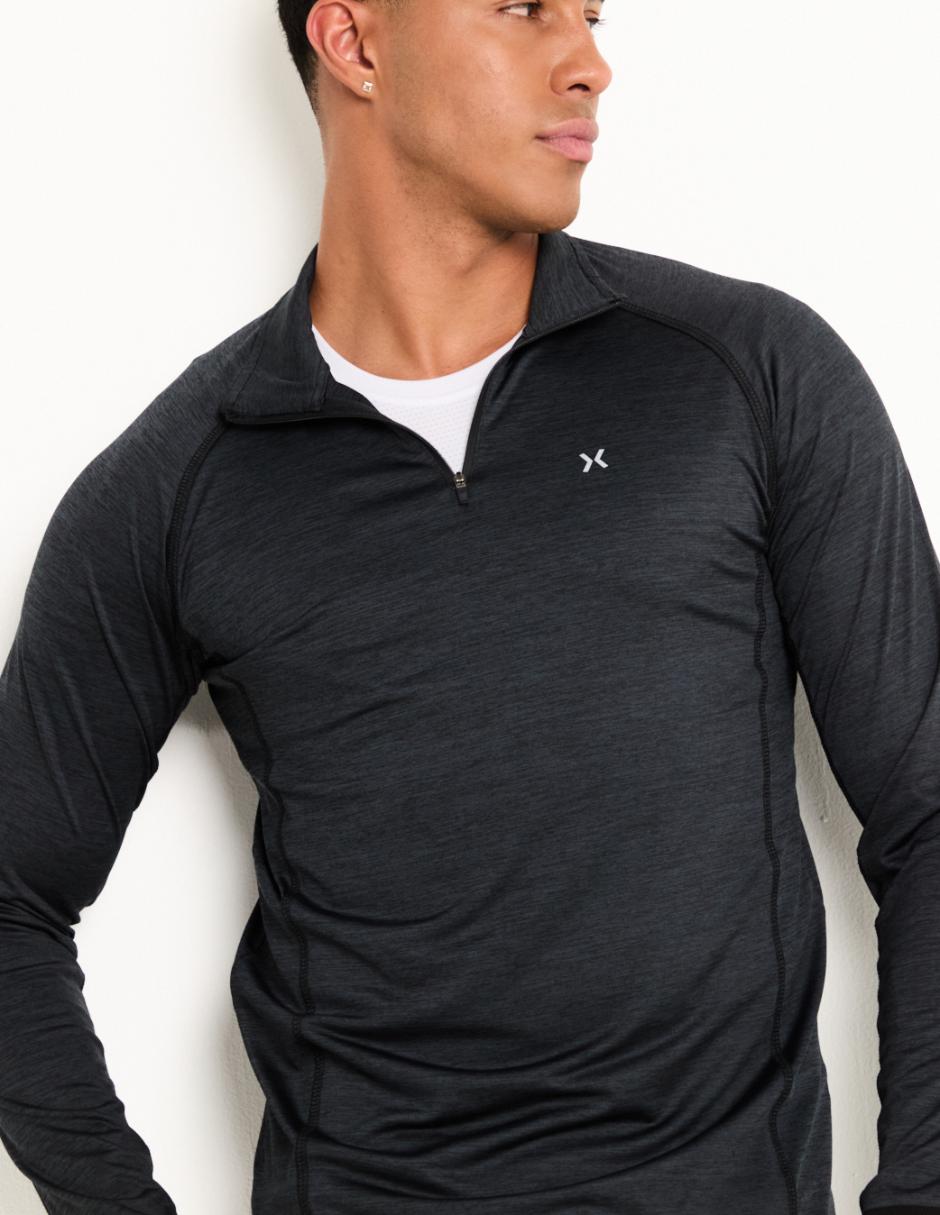Sudadera X10 con cierre para hombre