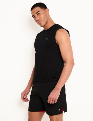 Short calzón de malla integrado para entrenamiento hombre