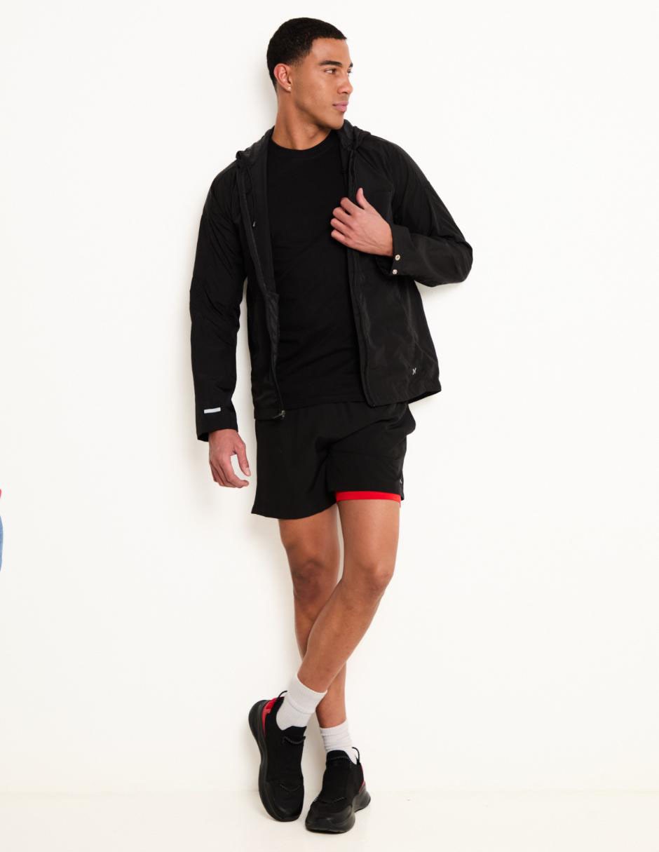 Short calzón de malla integrado X10 para entrenamiento hombre
