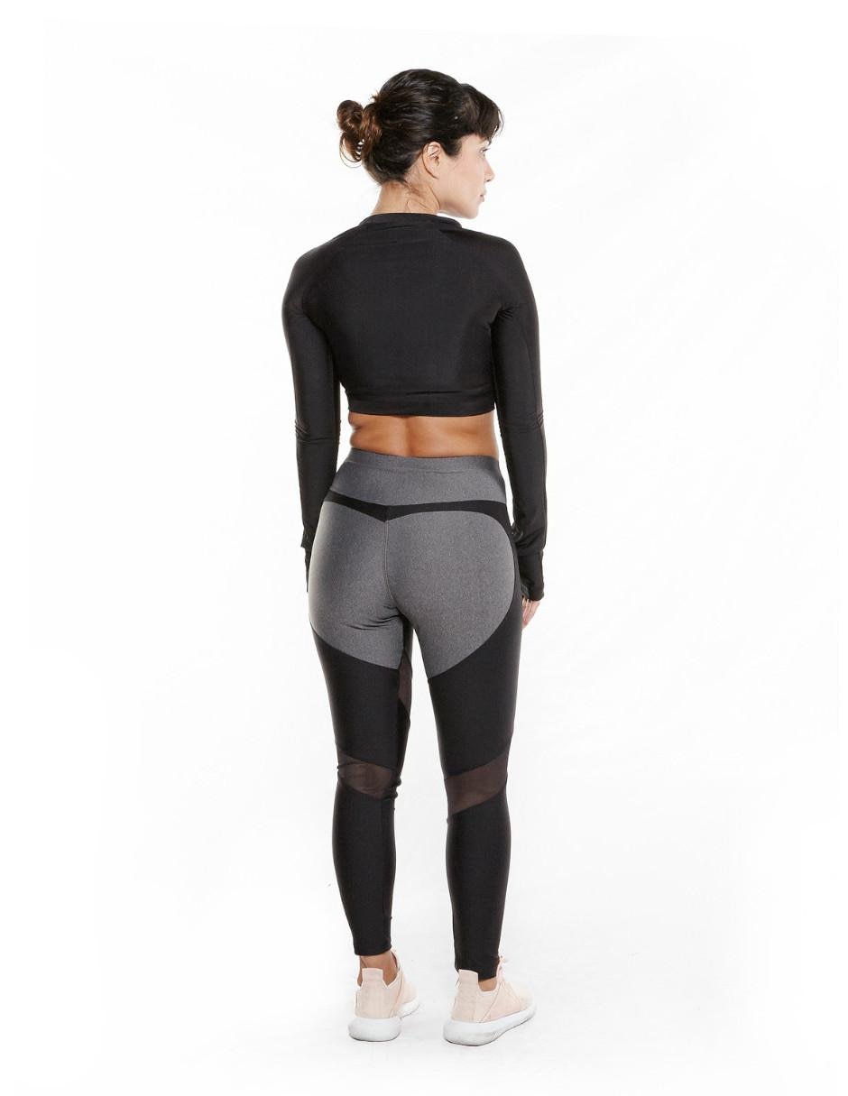 Leggins deportivos corazón gris Max Fit 3