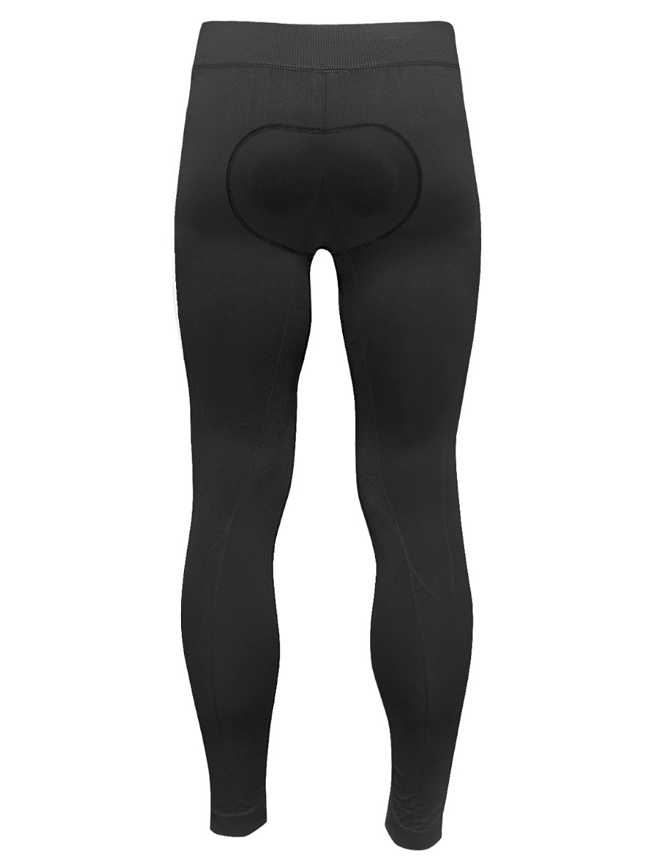 Malla con almohadilla para ciclismo compresión media para hombre