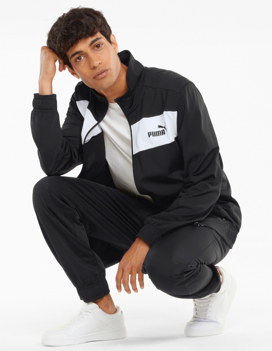 Conjunto deportivo regular con elástico para hombre