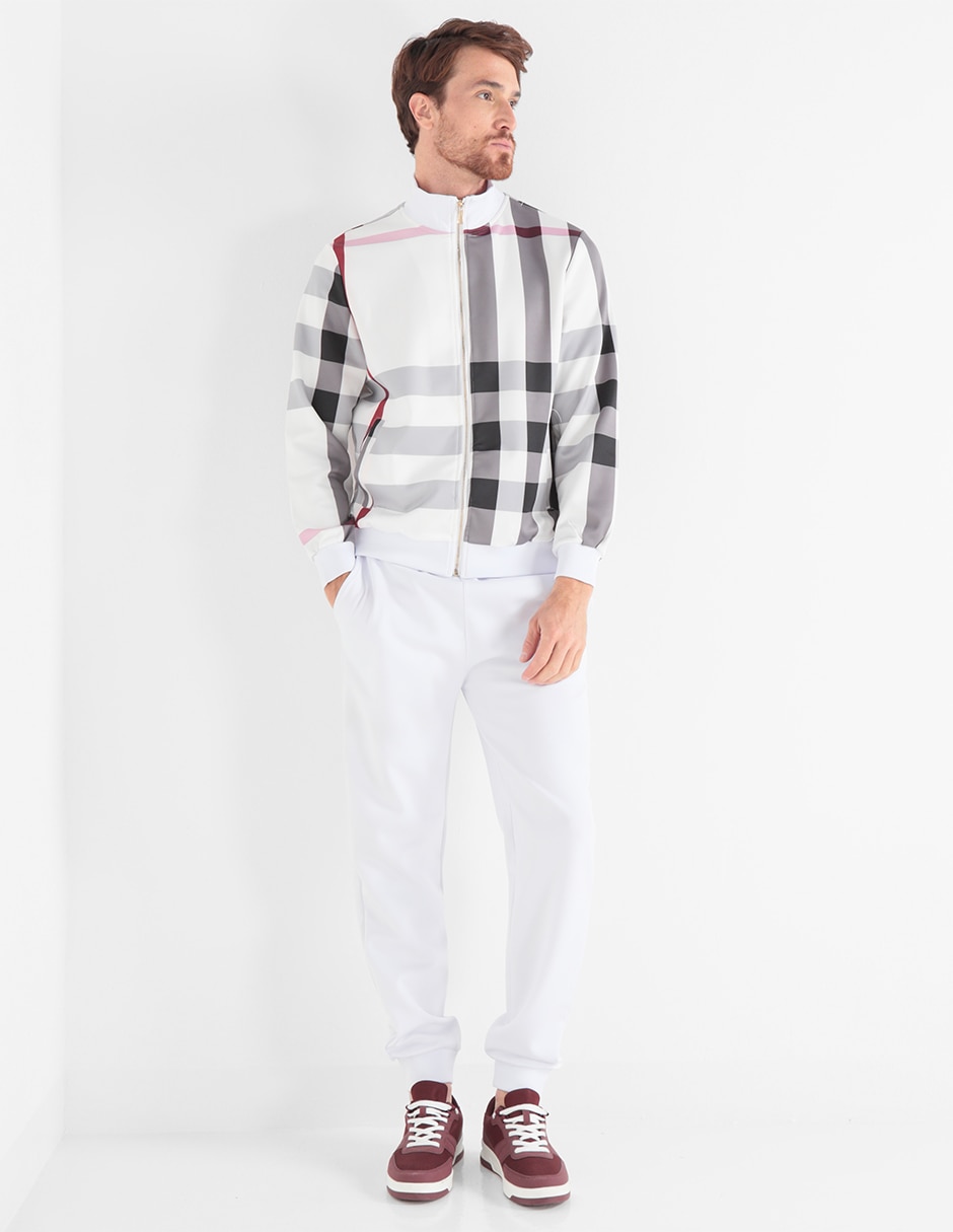 Conjunto deportivo regular con elástico para hombre Conjunto deportivo regular con elástico para hombre