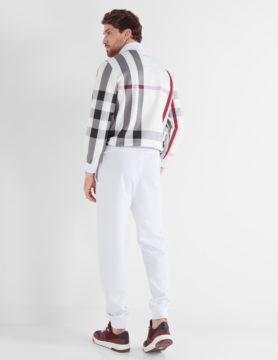 Conjunto deportivo regular con elástico para hombre