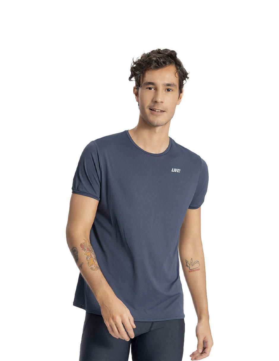Playera deportiva térmica para entrenamiento Live de hombre