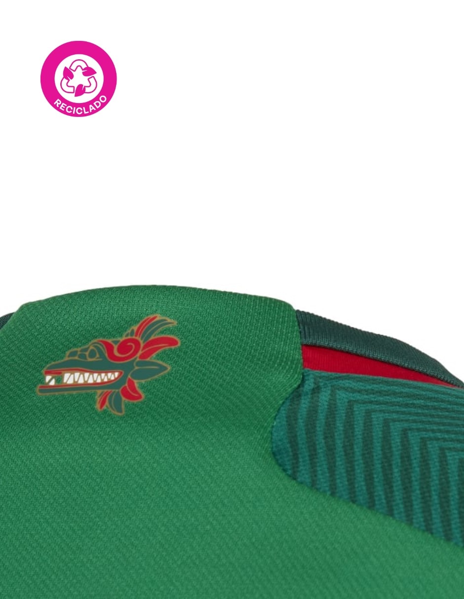 Jersey de Selección Nacional de México local manga larga Adidas para hombre