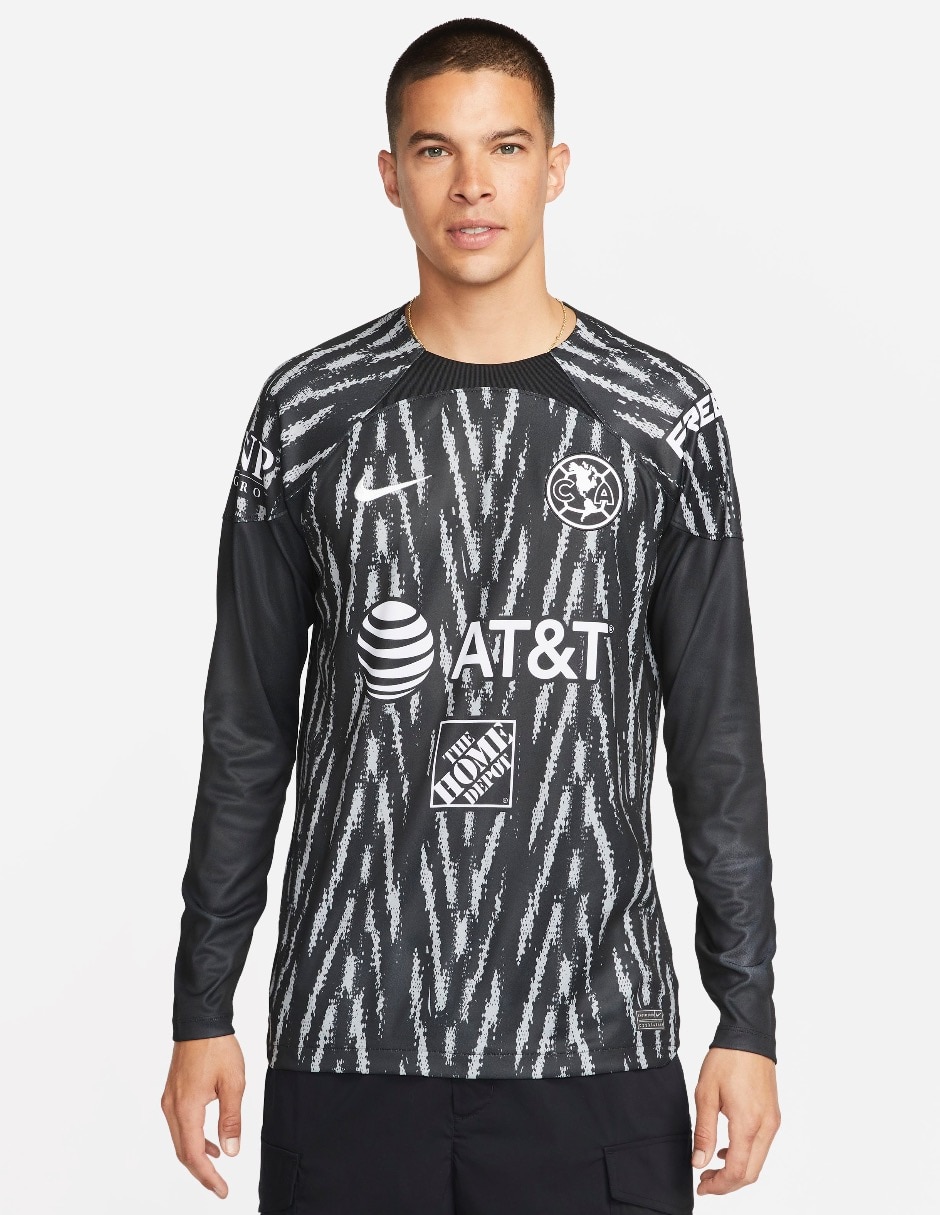 Jersey de Club América entrenamiento manga larga jugador para hombre Jersey de Club América entrenamiento manga larga jugador para hombre