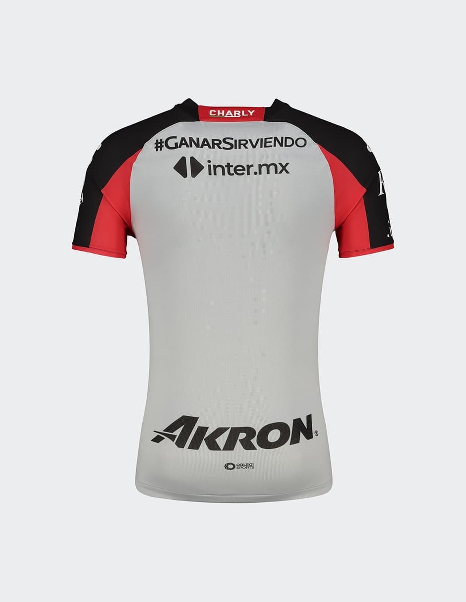 Jersey de Atlas Fútbol Club visitante manga corta fan para hombre 3
