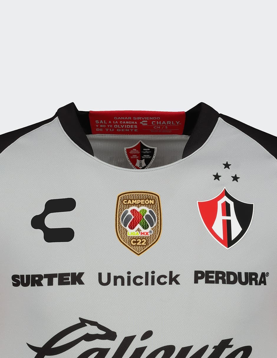 Jersey de Atlas Fútbol Club visitante manga corta fan para hombre 4