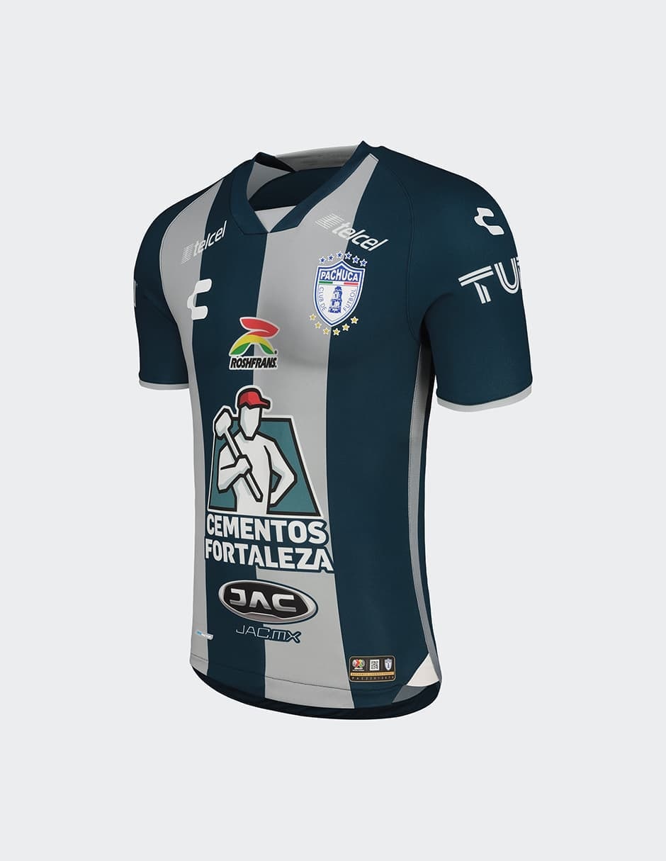 Jersey de Club de Fútbol Pachuca local manga corta para hombre 2