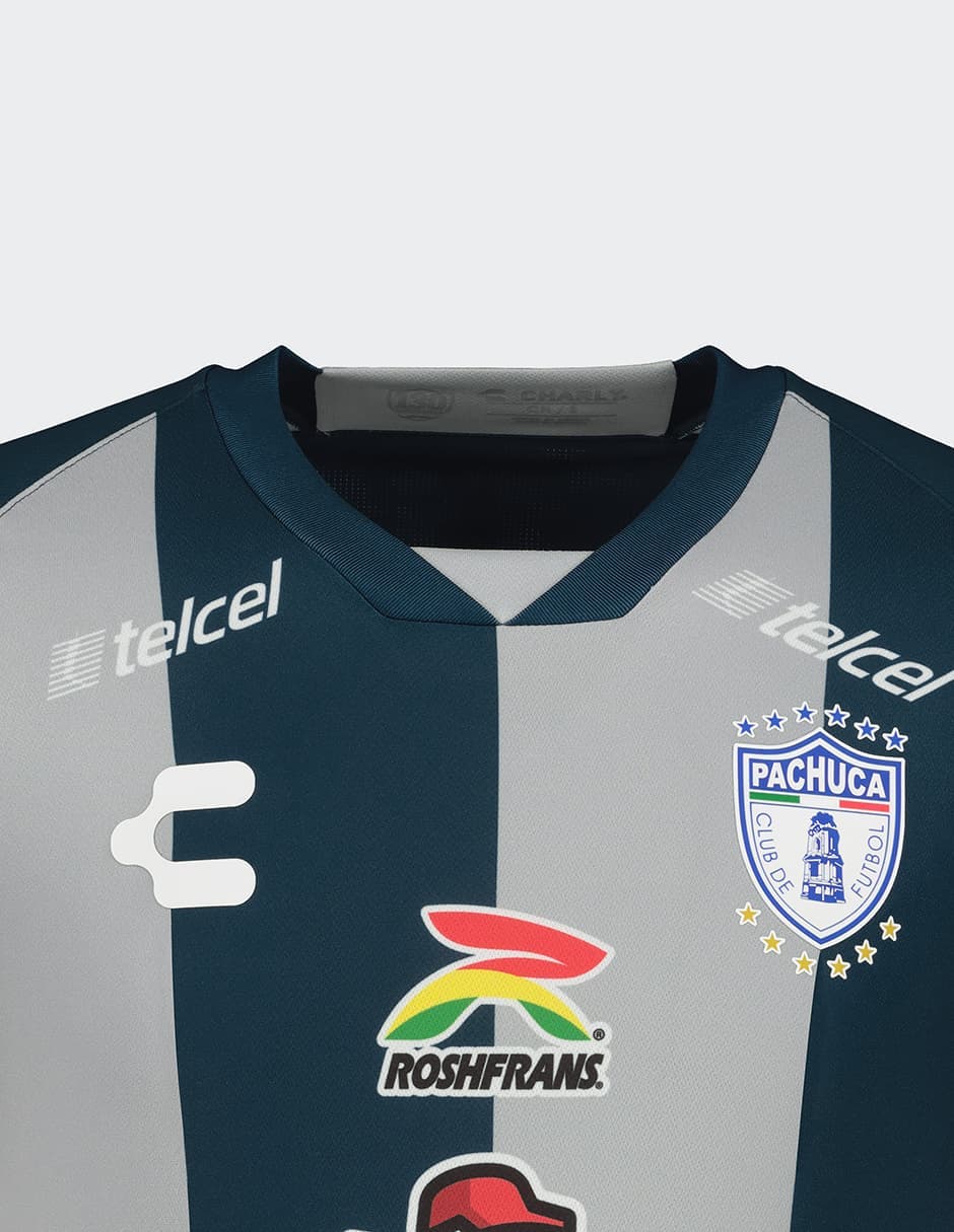 Jersey de Club de Fútbol Pachuca local manga corta para hombre 4