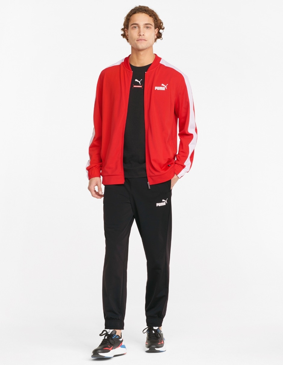 Conjunto deportivo regular con elástico para hombre Conjunto deportivo regular con elástico para hombre