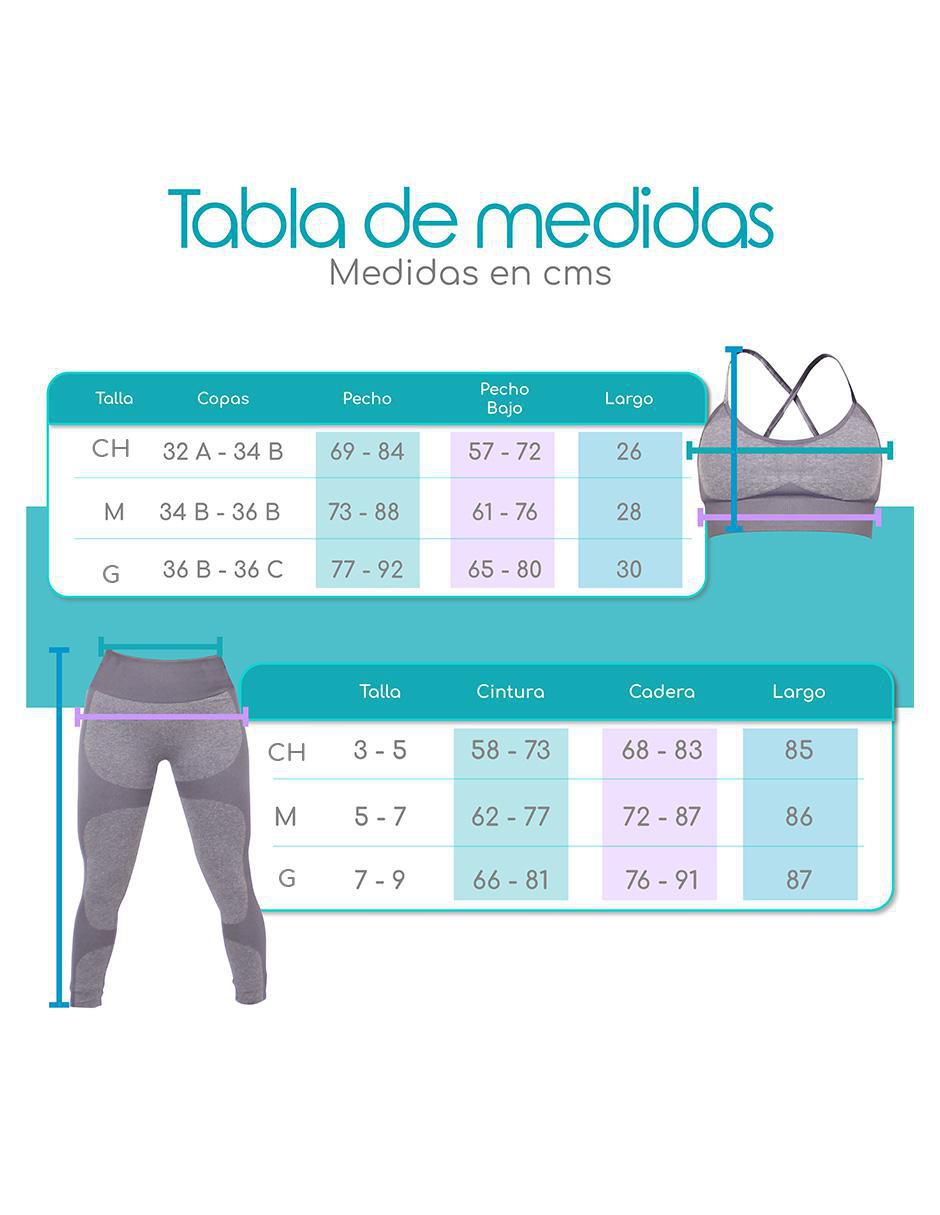 Conjunto malla Thefne compresión baja para mujer