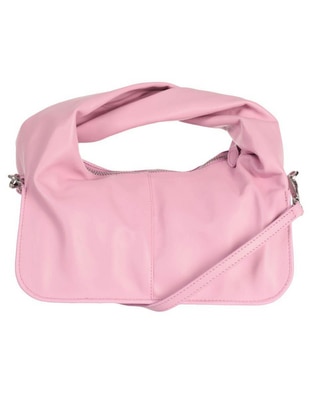 Bolsa satchel de piel para mujer