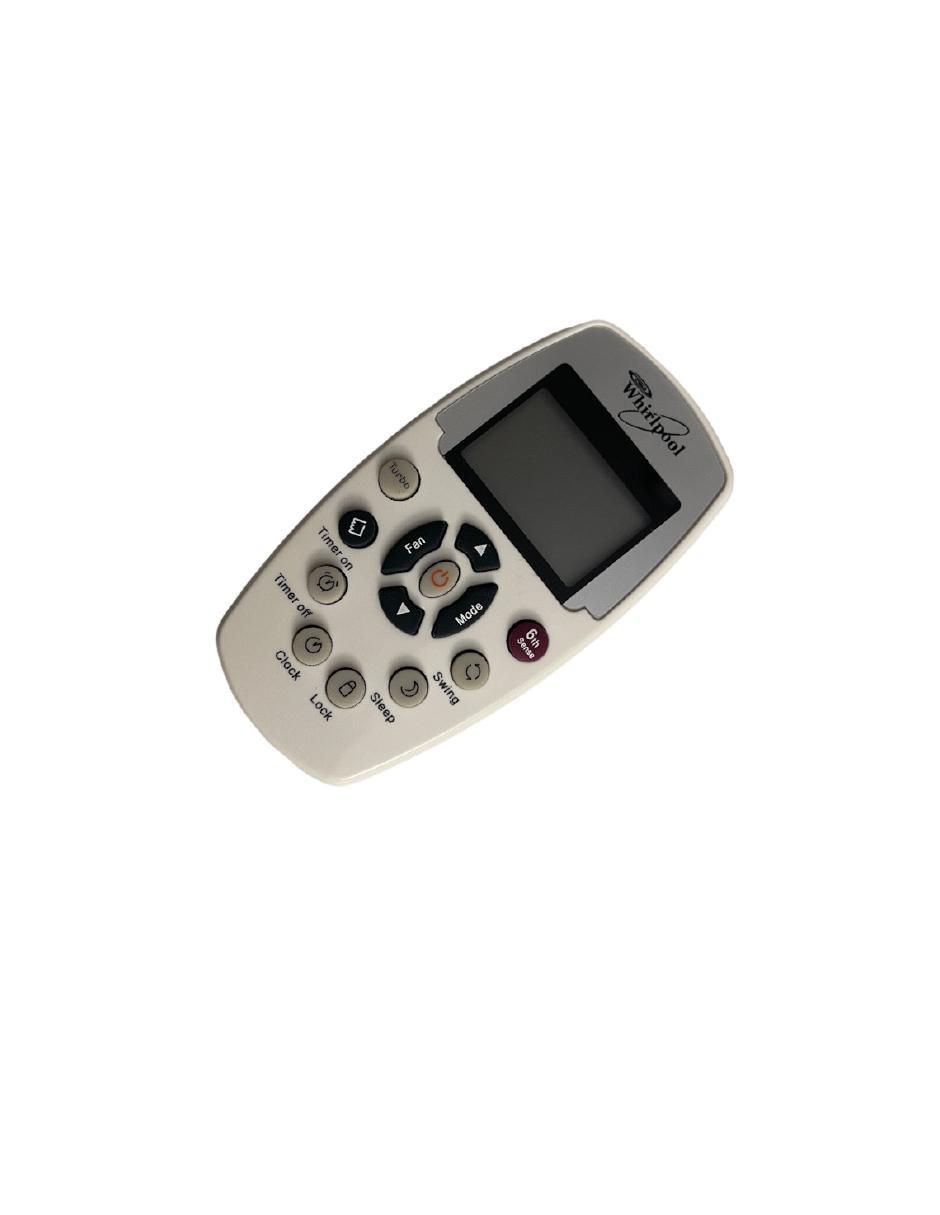 Control remoto para aire acondicionado Whirlpool MMEC1221H