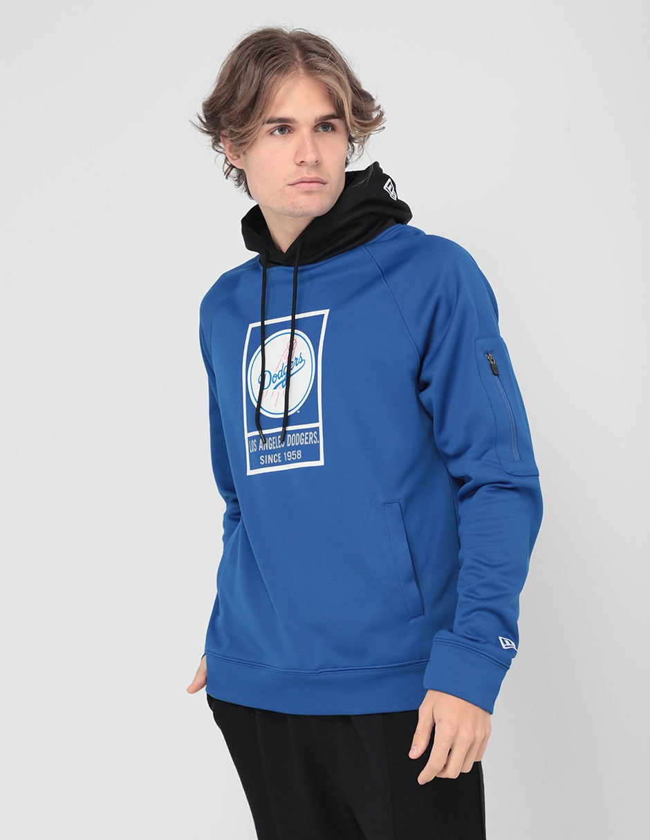 Sudadera para béisbol con capucha y bolsa Los Angeles Dodgers para hombre 1