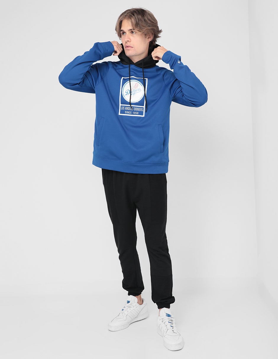 Sudadera para béisbol con capucha y bolsa Los Angeles Dodgers para hombre 3