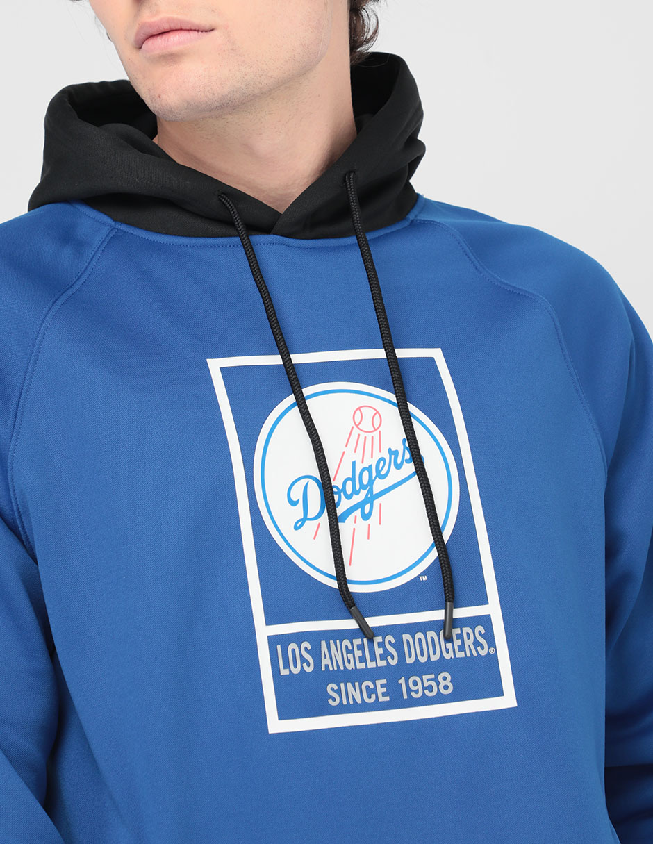 Sudadera para béisbol con capucha y bolsa Los Angeles Dodgers para hombre 4