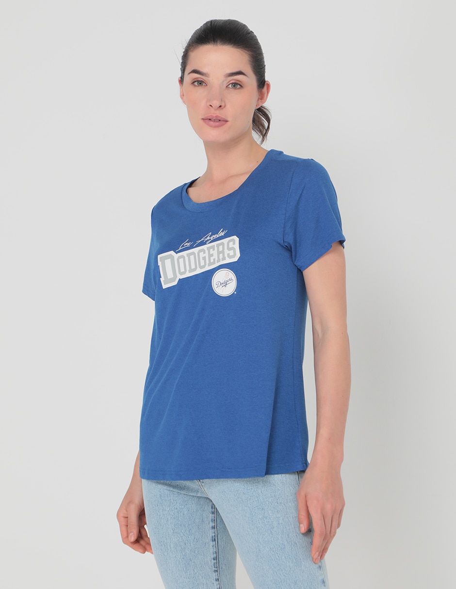 Playera deportiva para béisbol Los Angeles Dodgers para mujer