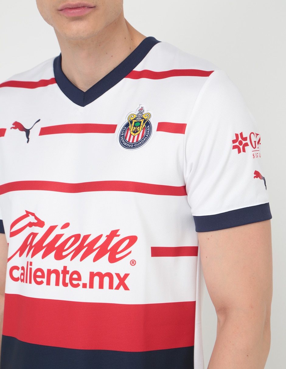 Jersey de Club Deportivo Guadalajara visitante manga corta Puma para hombre