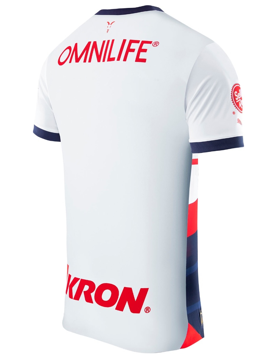 Jersey de Club Deportivo Guadalajara visitante manga corta Puma para hombre