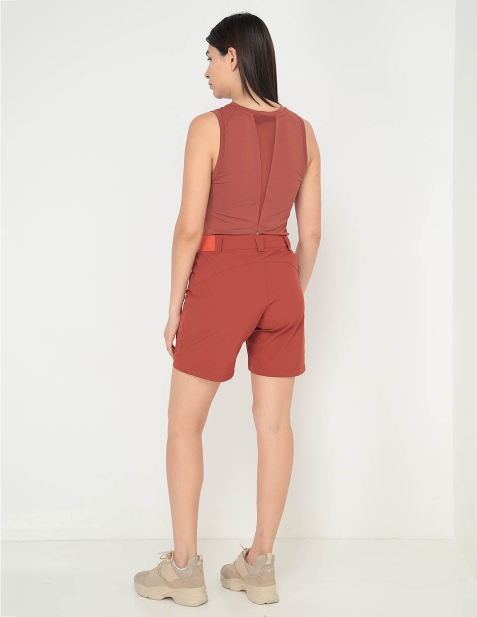 Short con bolsa Salomon para correr mujer