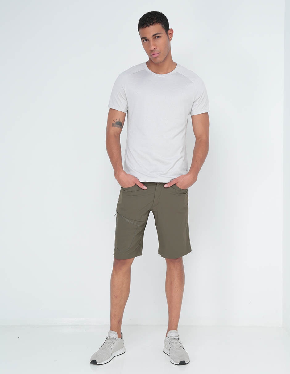 Short con bolsa Salomon para correr hombre