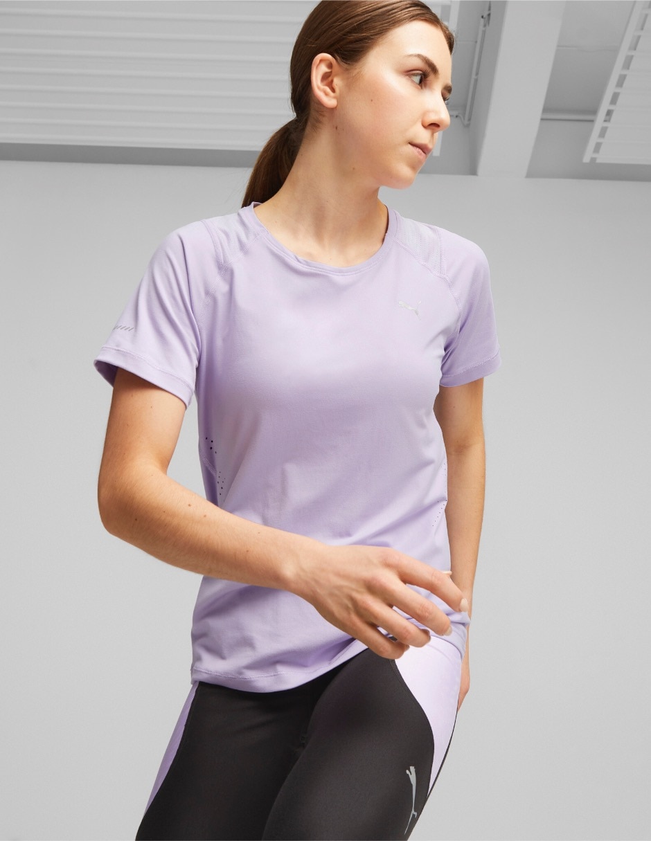 Playera deportiva para correr Puma de mujer