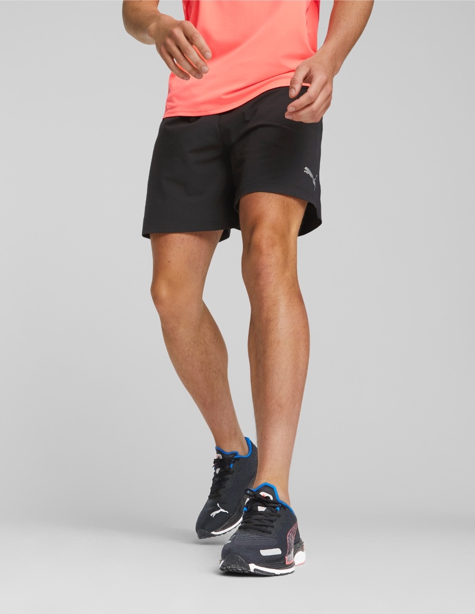 Short con bolsa para correr hombre