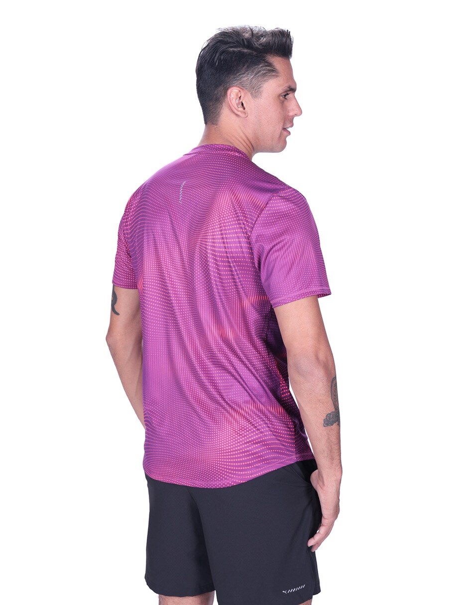 Playera deportiva para correr de hombre 4