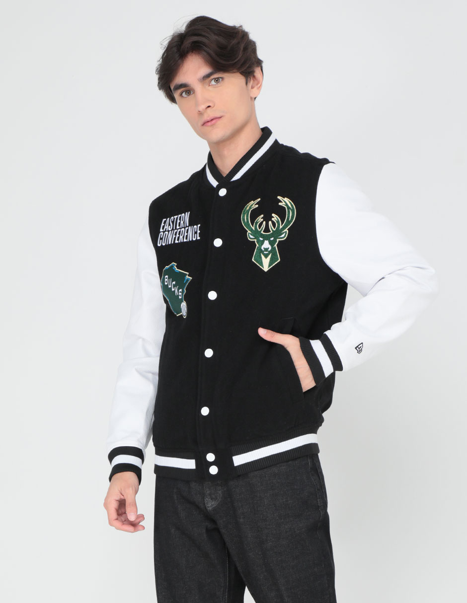Chamarra casual New Era Milwaukee Bucks NBA
