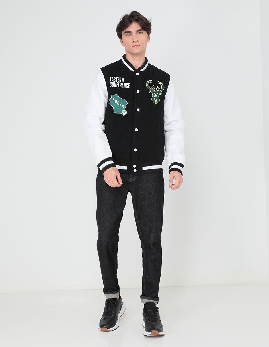 Chamarra casual New Era Milwaukee Bucks NBA