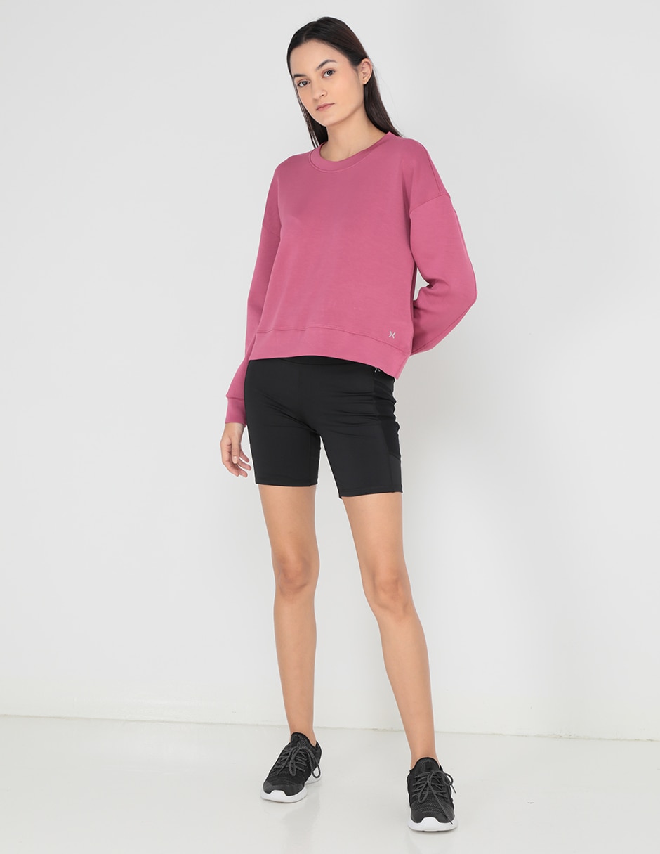 Short con bolsa X10 para entrenamiento mujer