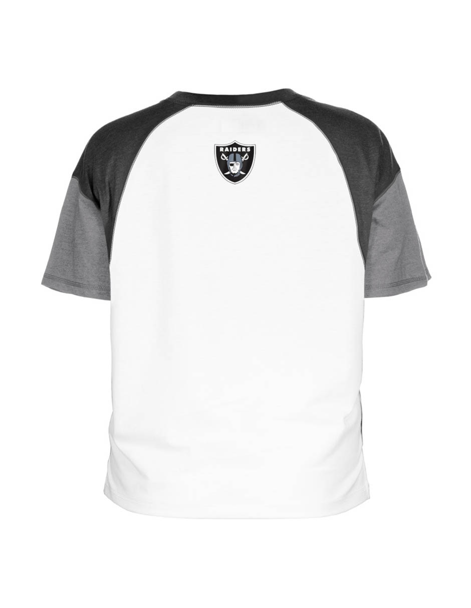 Playera deportiva para fútbol americano Las Vegas Raiders para mujer 3