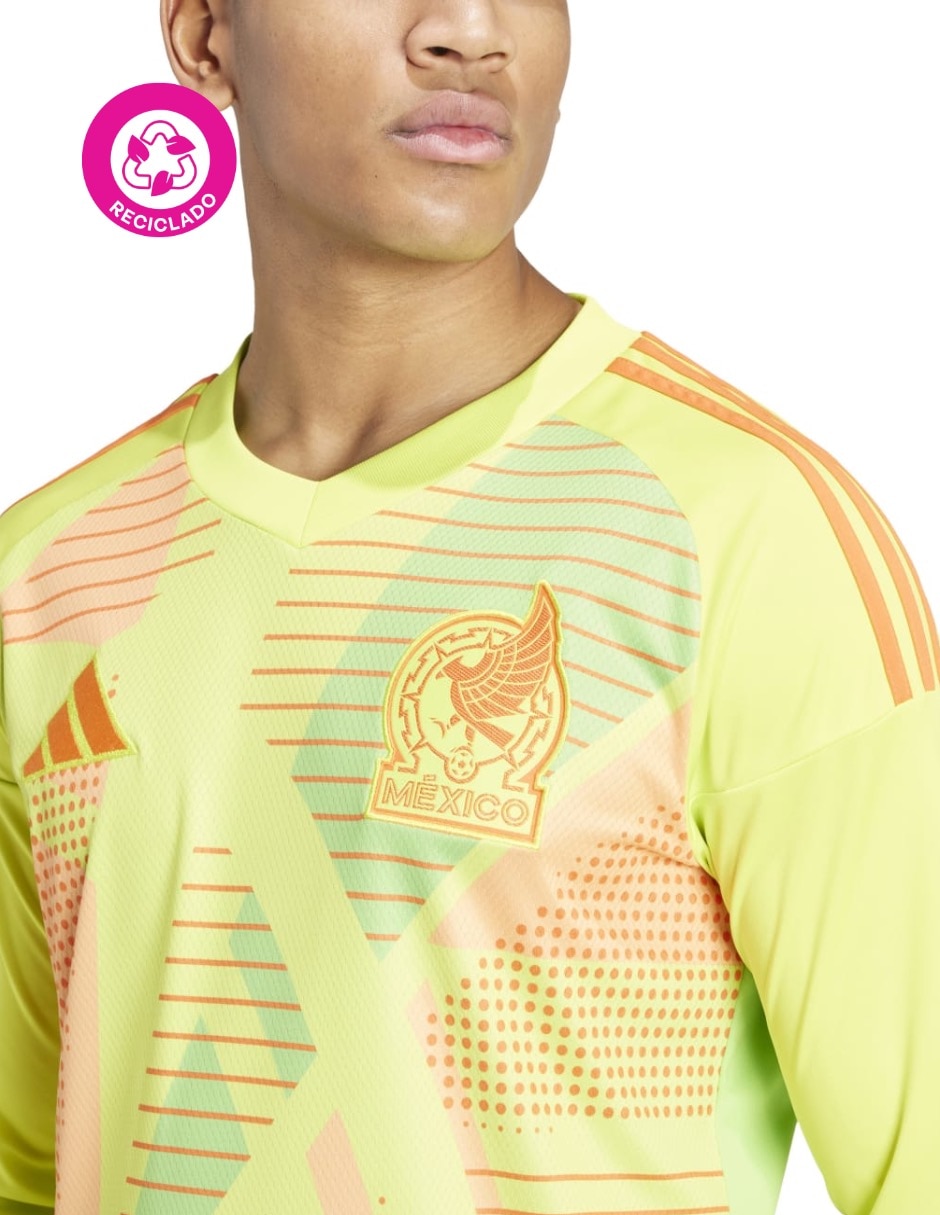 Jersey de México portero manga larga para hombre