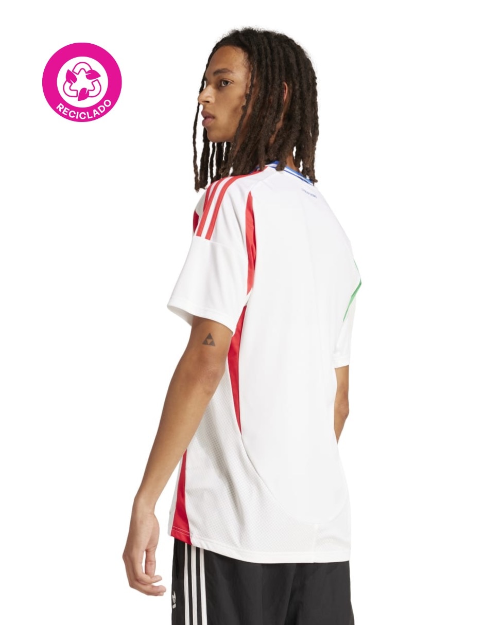 Jersey de Selección de fútbol de Italia visitante manga corta Adidas fan para hombre