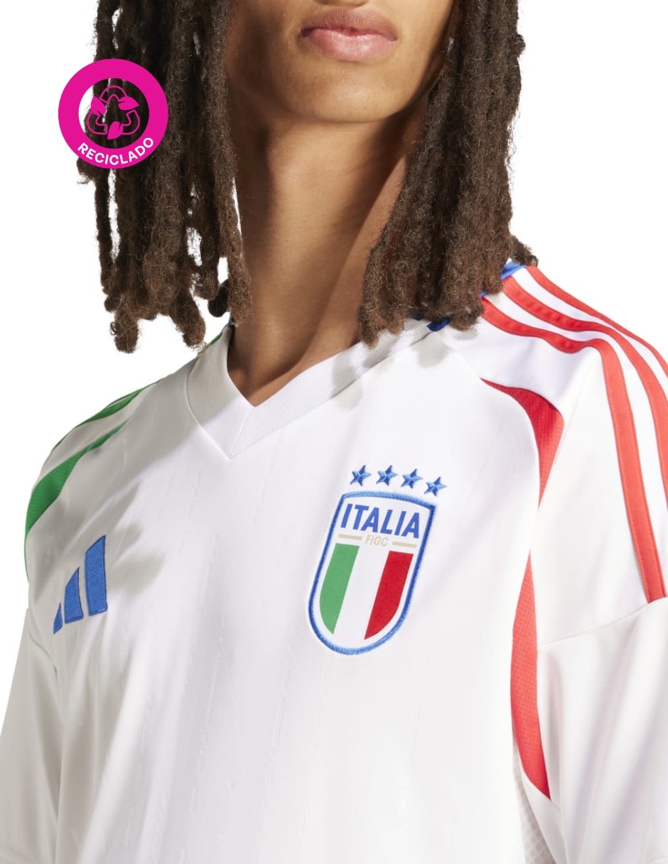 Jersey de Selección de fútbol de Italia visitante manga corta Adidas fan para hombre