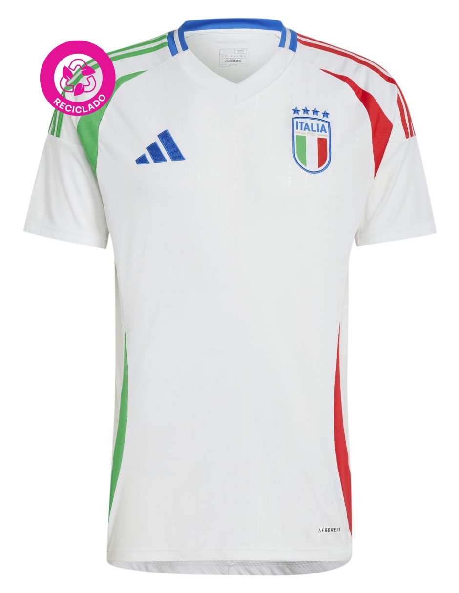 Jersey de Selección de fútbol de Italia visitante manga corta Adidas fan para hombre