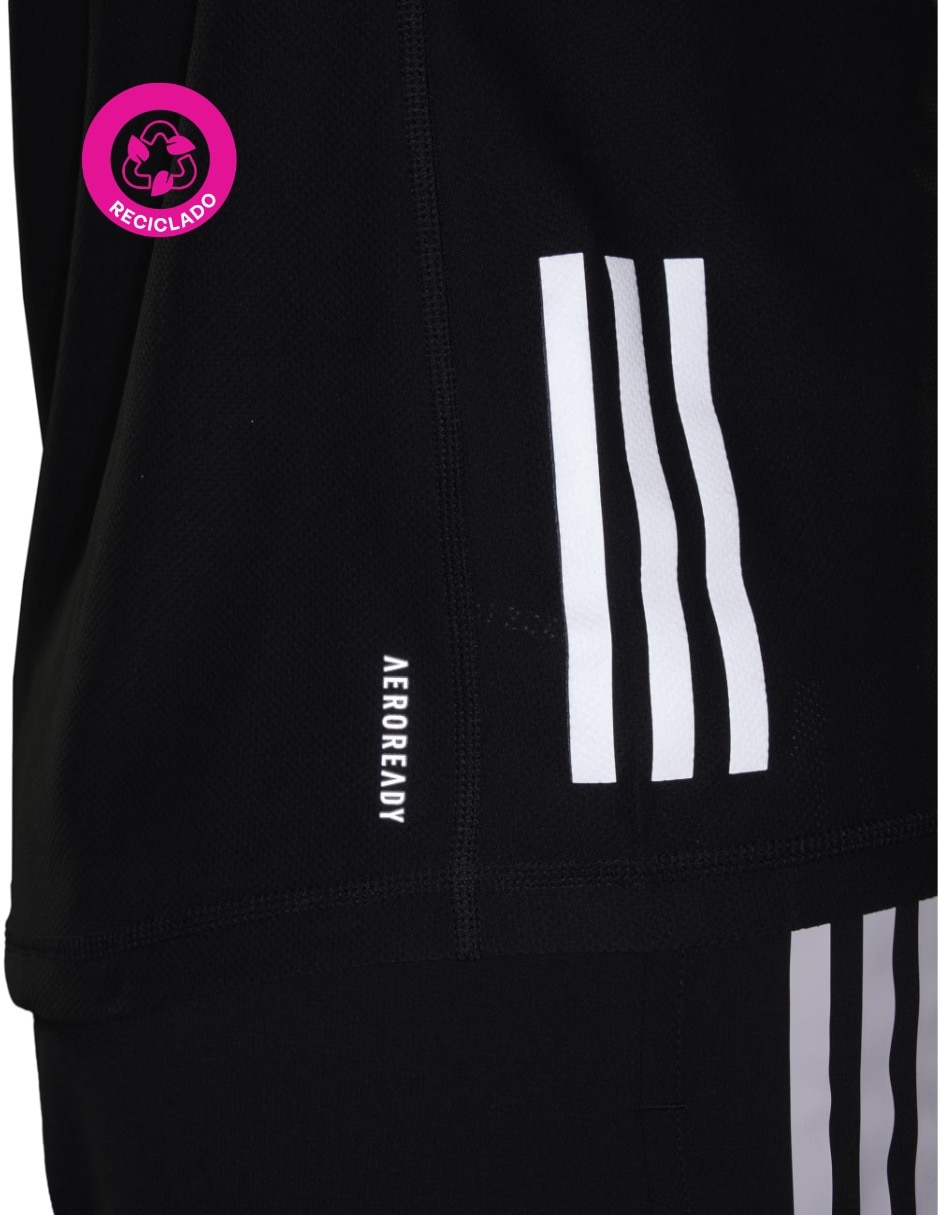 Playera deportiva para correr Adidas de mujer