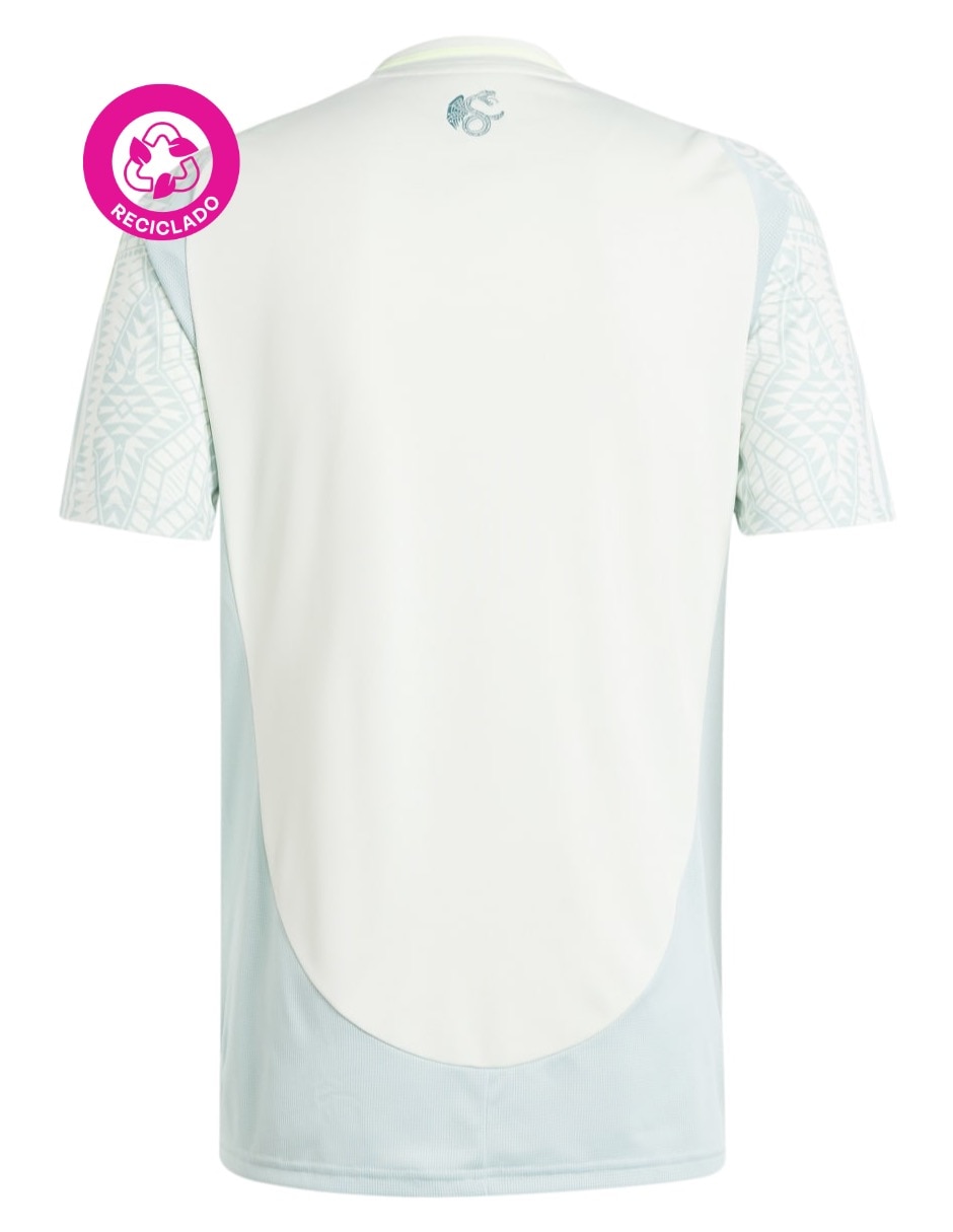 Jersey de México visitante manga corta fan para hombre 8