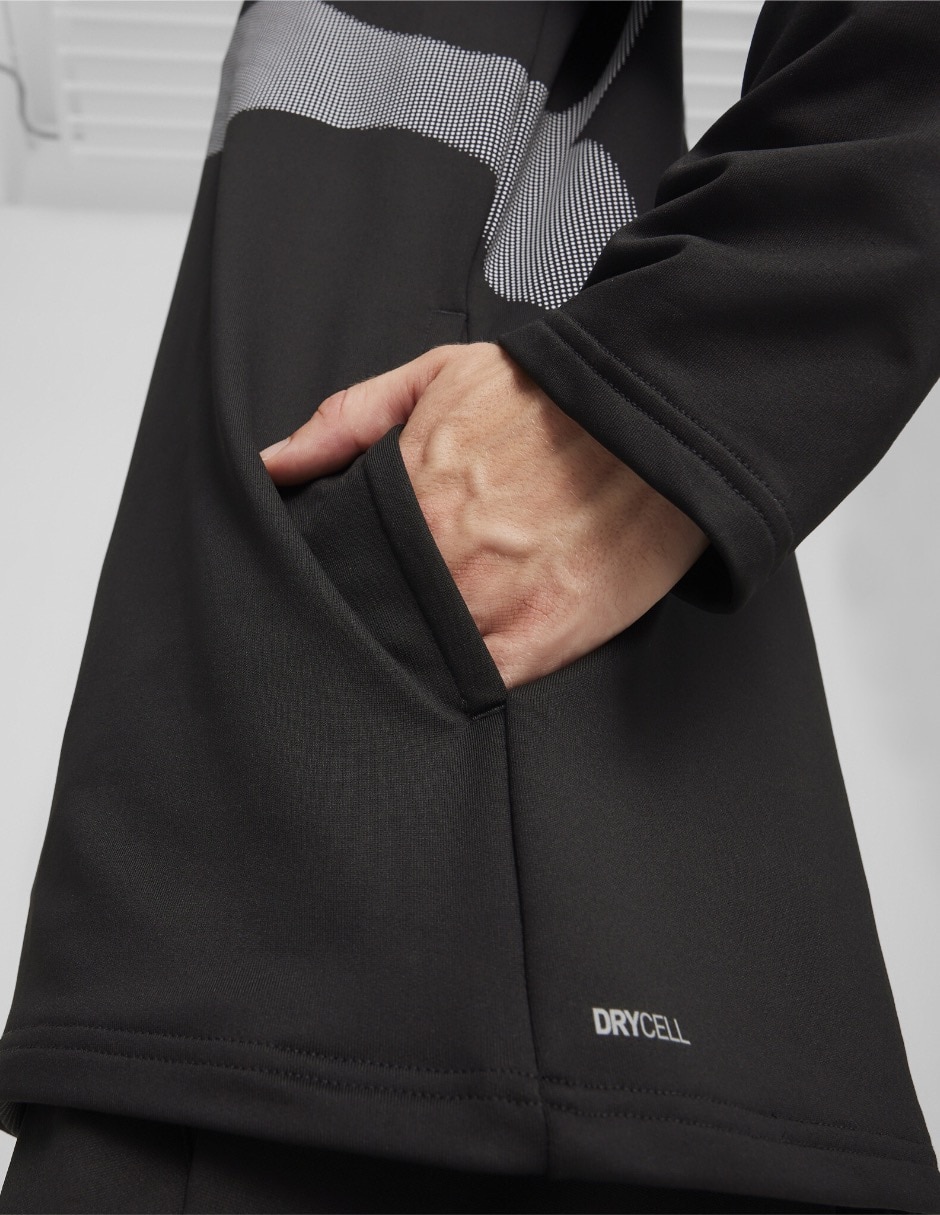 Sudadera para entrenamiento con capucha y bolsa para hombre 7