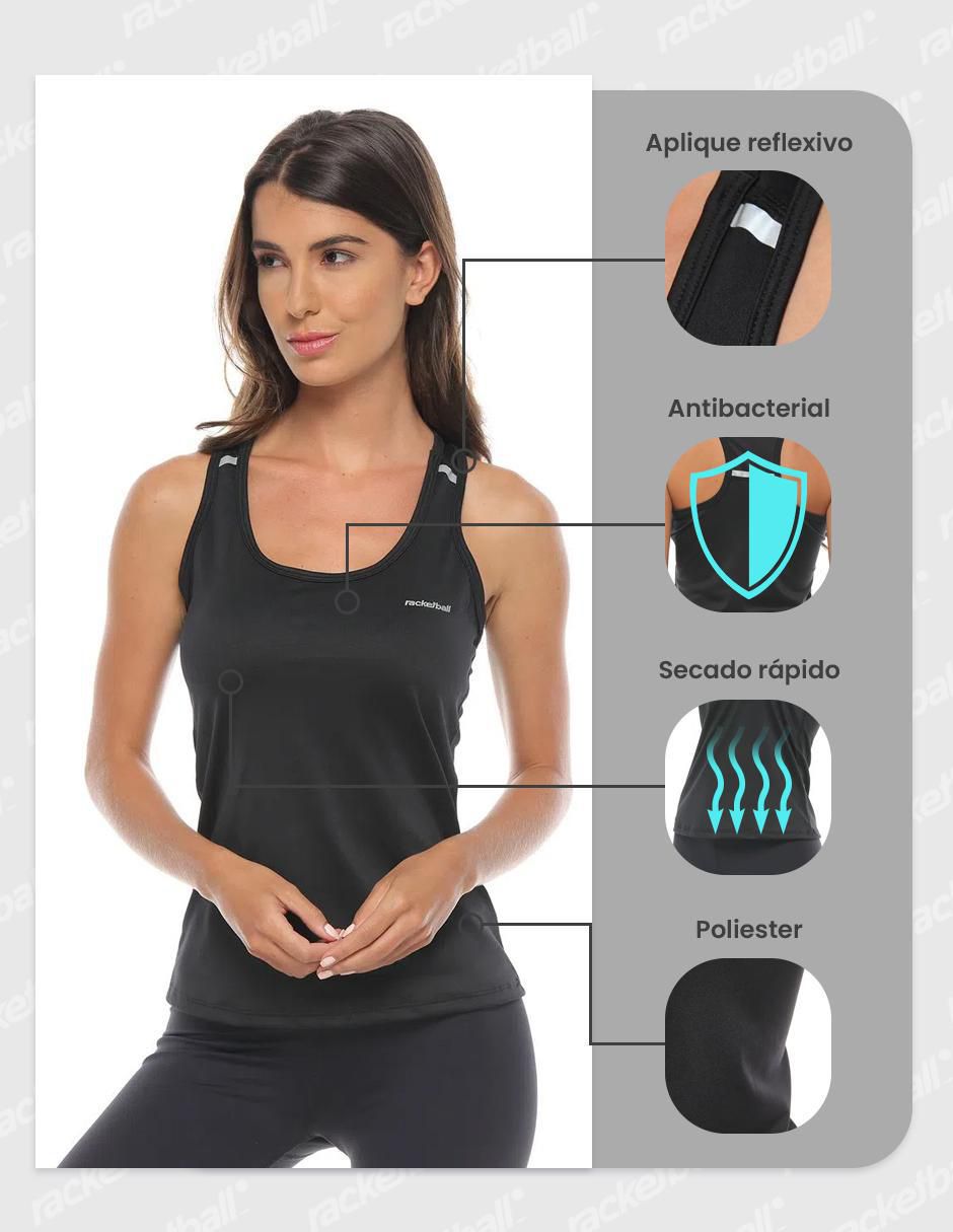 Playera deportiva para entrenamiento de mujer 3