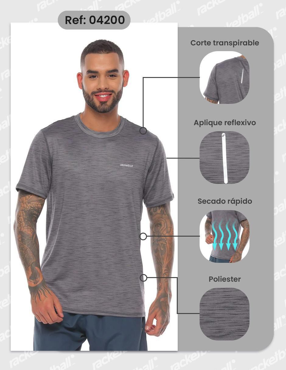 Playera deportiva para entrenamiento de hombre 3