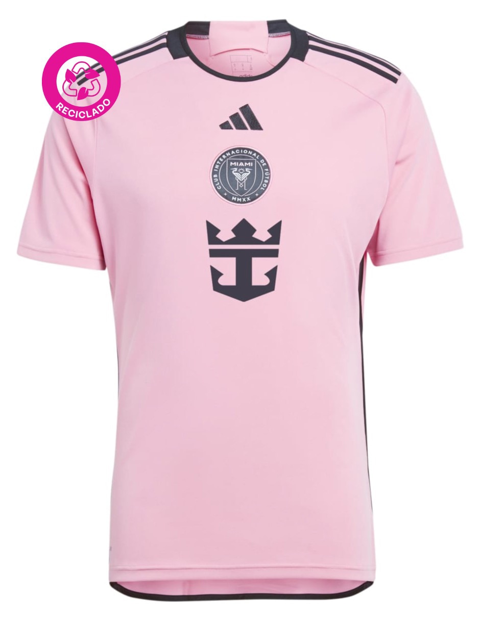Jersey de Inter de Miami local manga corta Adidas para hombre