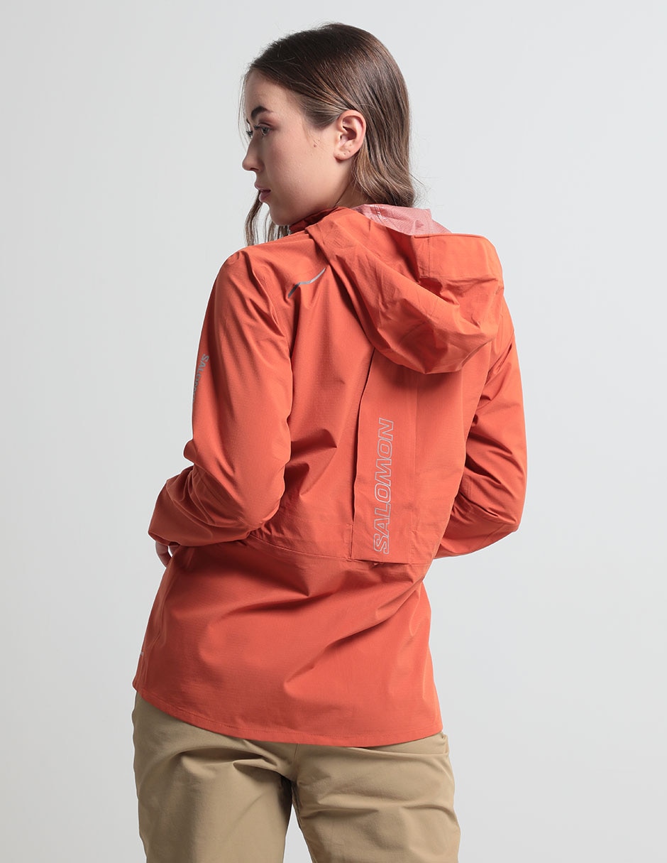 Chamarra impermeable para trail Salomon para mujer