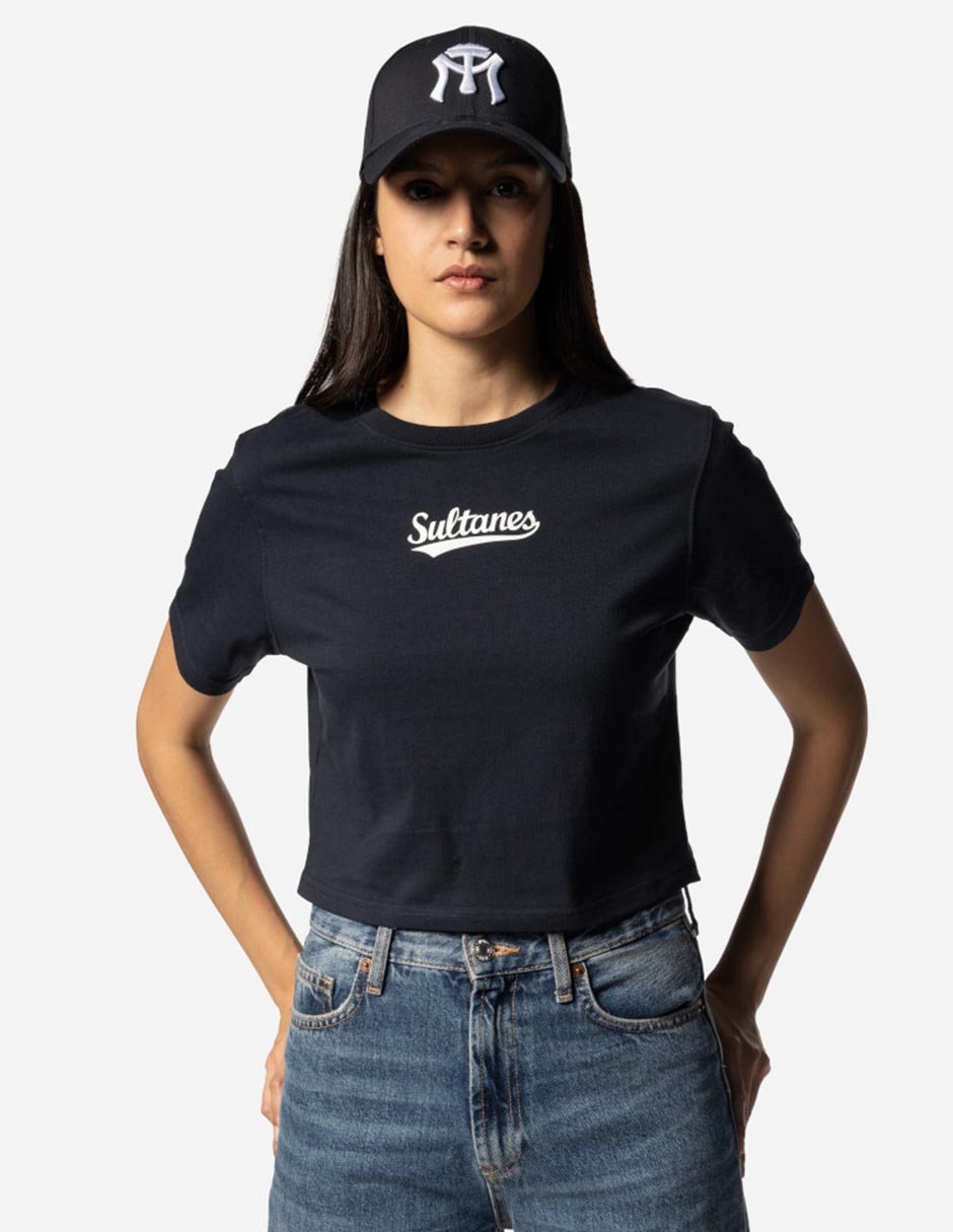 Playera deportiva para béisbol Sultanes de Monterrey de mujer